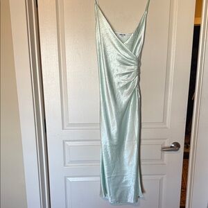 Double Zero Light Green Midi Dress
